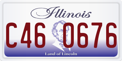 IL license plate C460676