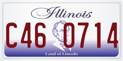 IL license plate C460714