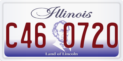 IL license plate C460720