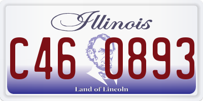 IL license plate C460893