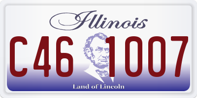 IL license plate C461007
