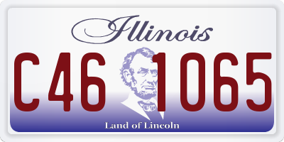 IL license plate C461065