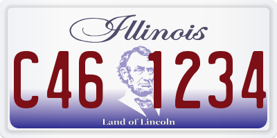 IL license plate C461234