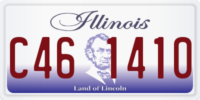 IL license plate C461410
