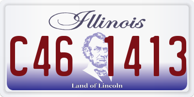 IL license plate C461413