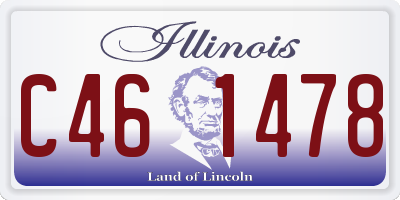 IL license plate C461478