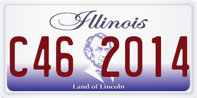 IL license plate C462014