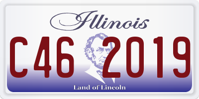 IL license plate C462019