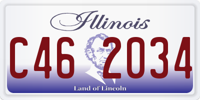IL license plate C462034