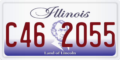 IL license plate C462055