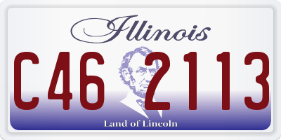 IL license plate C462113