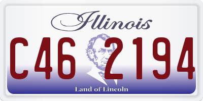 IL license plate C462194