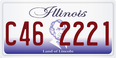IL license plate C462221