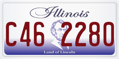 IL license plate C462280