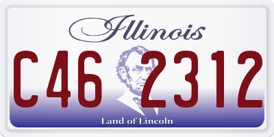 IL license plate C462312