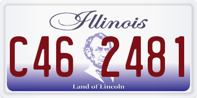 IL license plate C462481