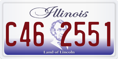 IL license plate C462551