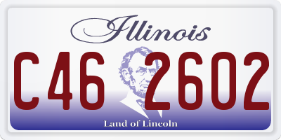 IL license plate C462602