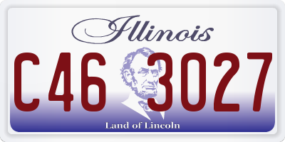 IL license plate C463027