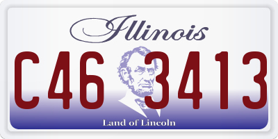 IL license plate C463413