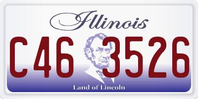 IL license plate C463526