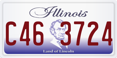 IL license plate C463724