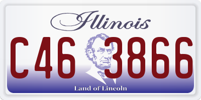 IL license plate C463866