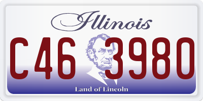 IL license plate C463980