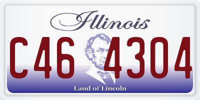 IL license plate C464304