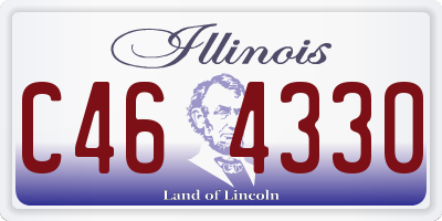 IL license plate C464330