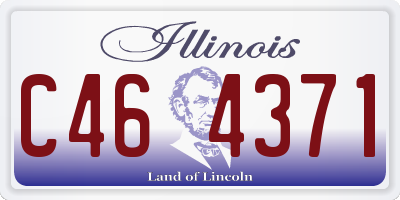 IL license plate C464371