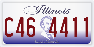 IL license plate C464411