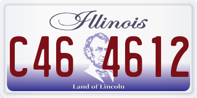 IL license plate C464612