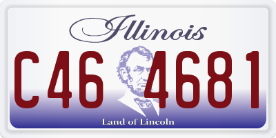 IL license plate C464681
