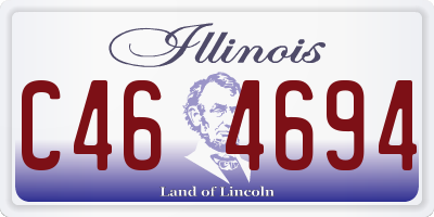 IL license plate C464694