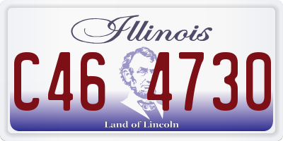 IL license plate C464730