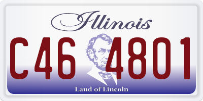 IL license plate C464801