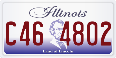 IL license plate C464802