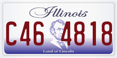 IL license plate C464818