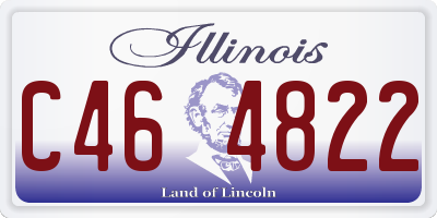 IL license plate C464822