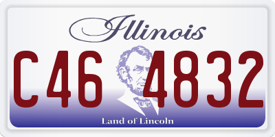 IL license plate C464832