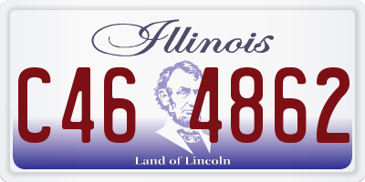 IL license plate C464862