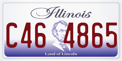 IL license plate C464865