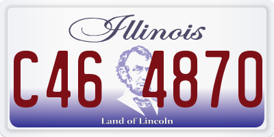 IL license plate C464870