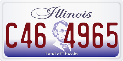 IL license plate C464965