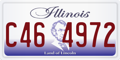 IL license plate C464972