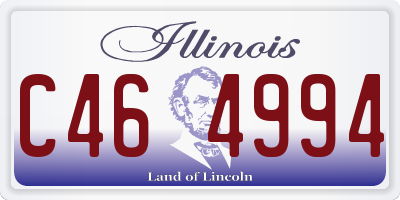 IL license plate C464994
