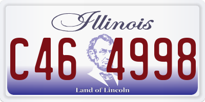 IL license plate C464998