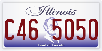IL license plate C465050
