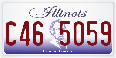 IL license plate C465059